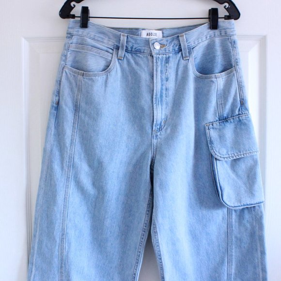Agolde Cass Baggy Cargo Jeans In Tomorrow Size 28 - Picture 3 of 14